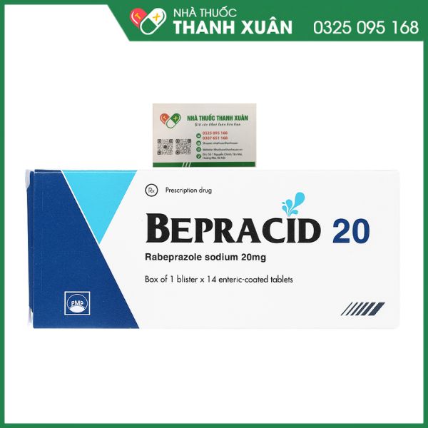 Bepracid 20 - Thuốc điều trị viêm loét dạ dày, tá tràng